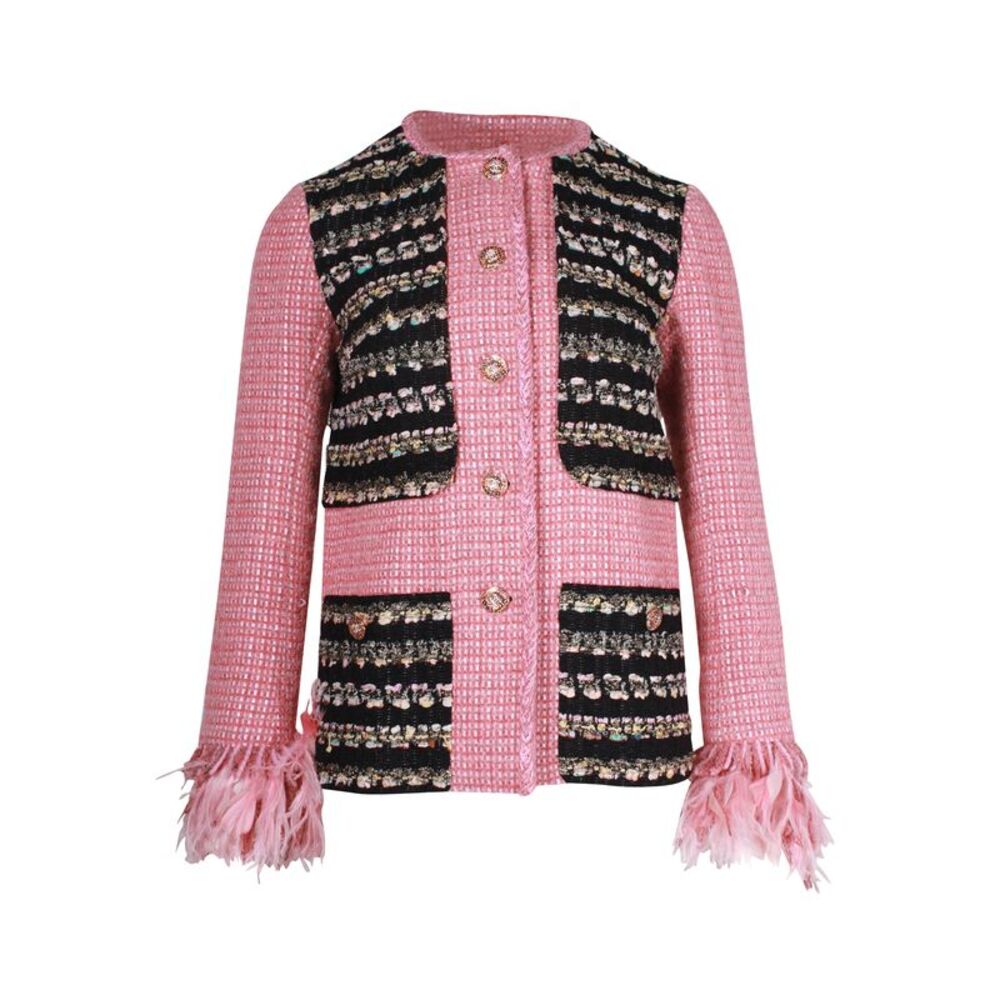 Chanel 2021/22 Métiers d’art Show Runway Blazer in Pink Wool Tweed